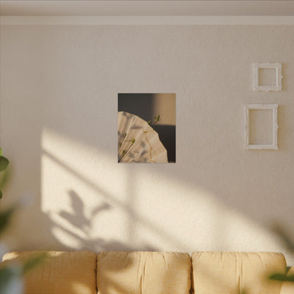 Paper Fold Gold Vein Canvas Art | Healing Kintsugi Art