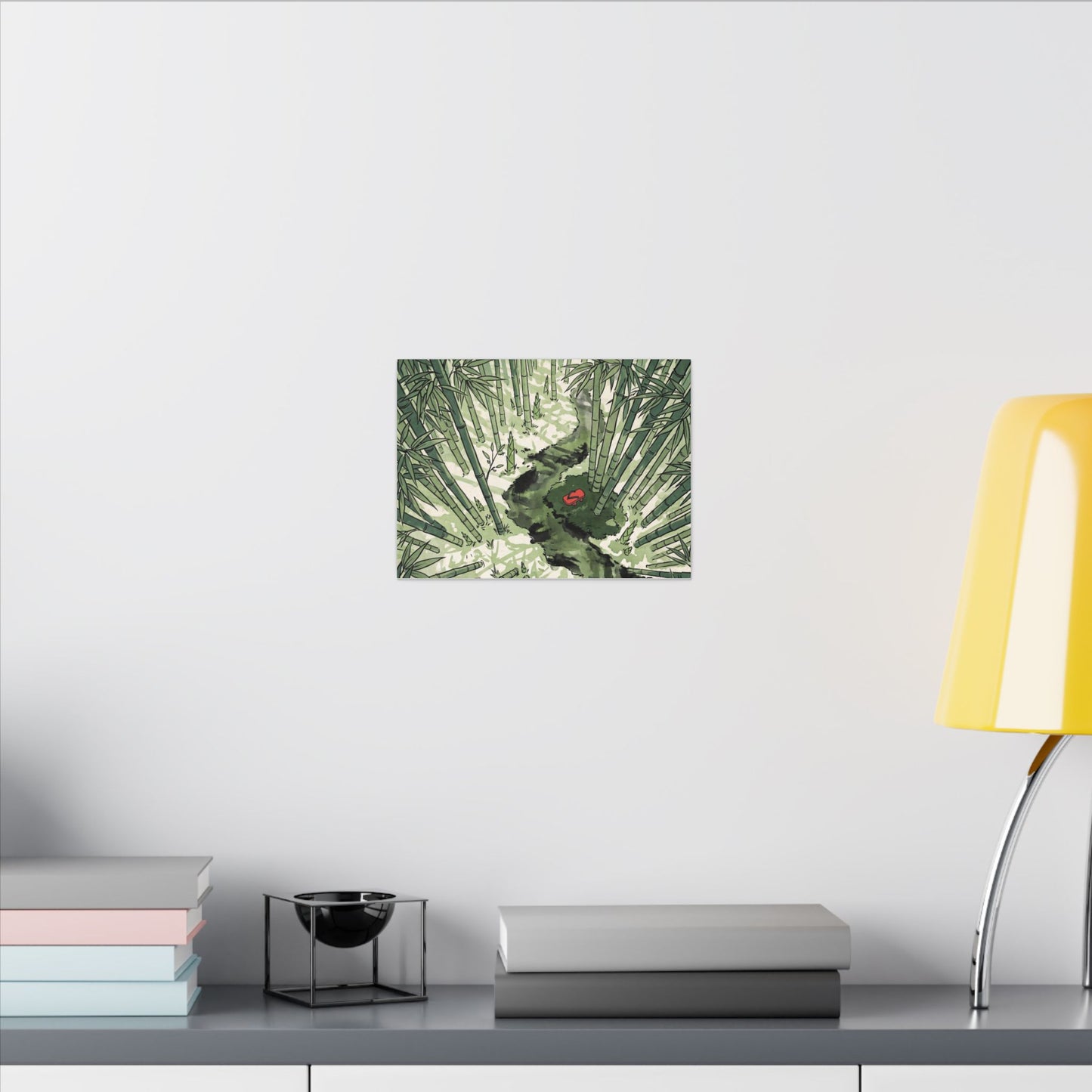 Peaceful Bamboo Grove Canvas Art - Ukiyo E Inspired Zen
