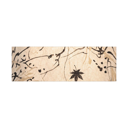 Golden Hour Shoji Screen Canvas Art - Japandi Fukinsei