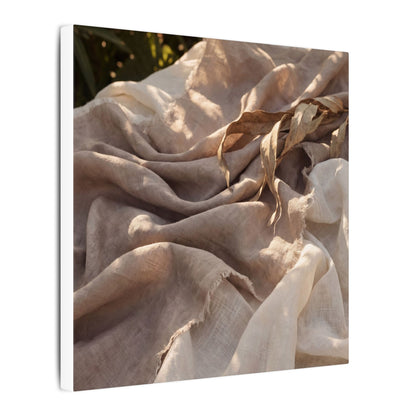 Silk Drape Summer Canvas Art | Japandi Neutral Design
