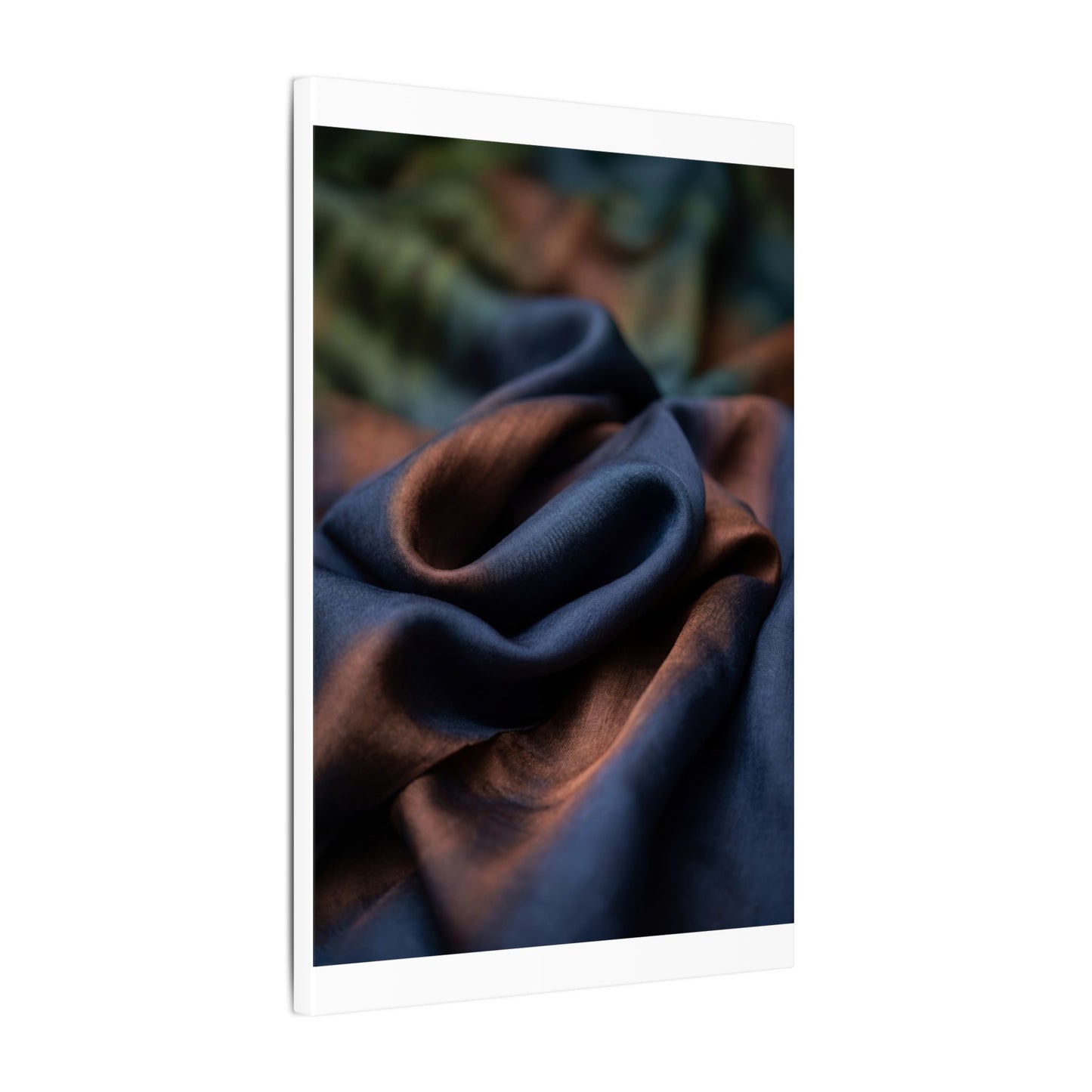 Summer Silk Drape Shadow Zen Canvas Art | Sophisticated Decor