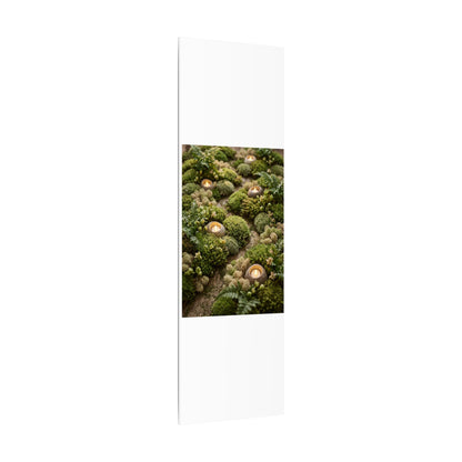 Moss Close Up Japanese Pattern Canvas Art | Neutral Japandi Art