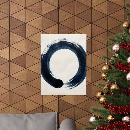 Balanced Meditation Zen Enso Wall Art Print