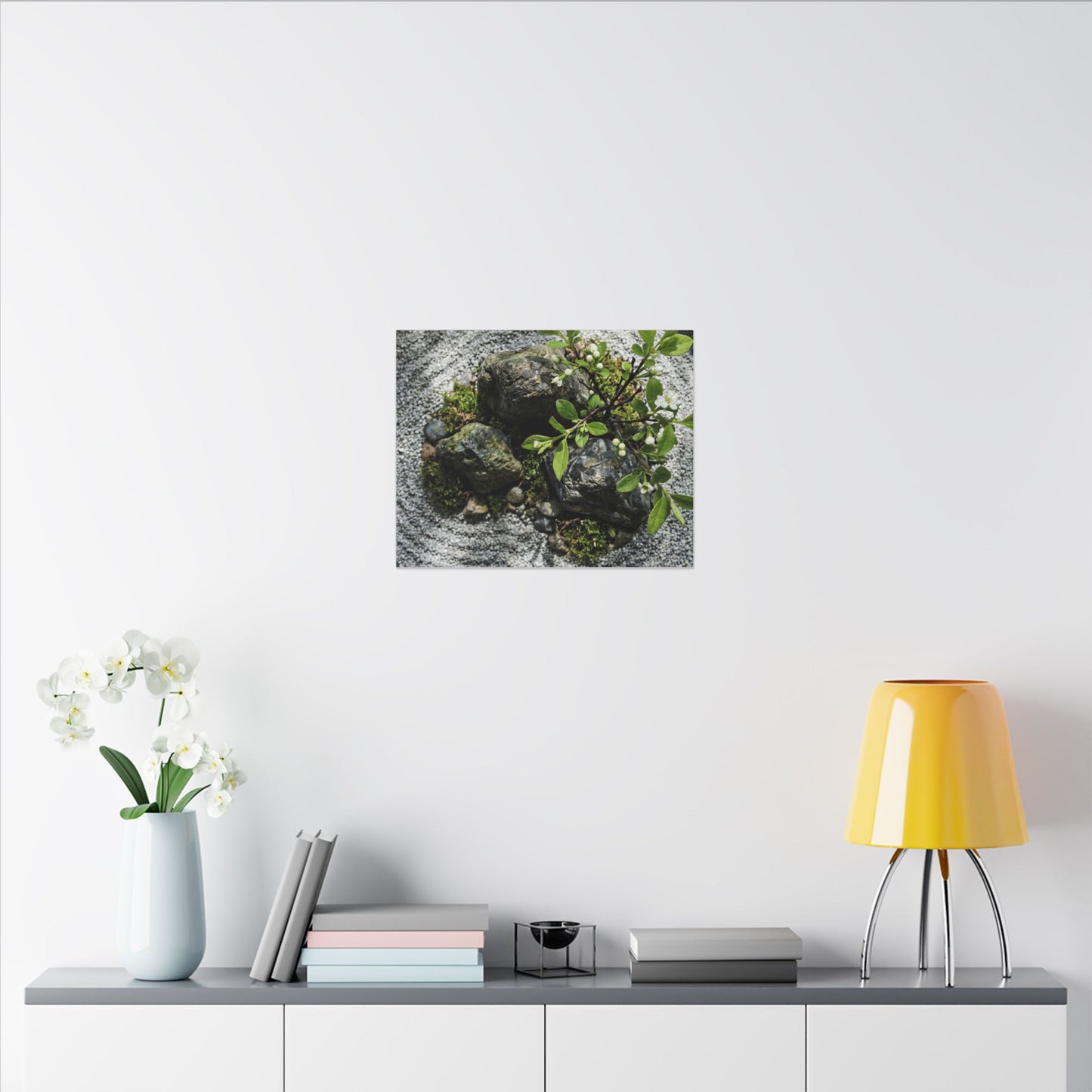 Zen Ceramic Bowl in Dappled | Karesansui Canvas Art