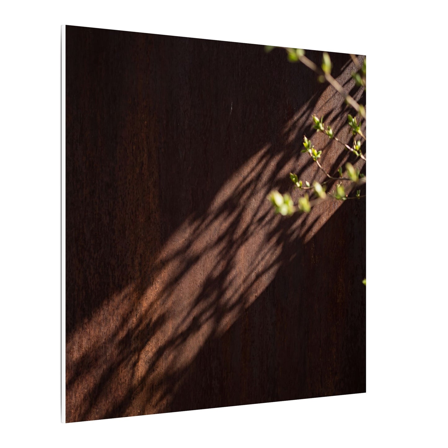 Rust Patina Moody Minimal Canvas Art | Sophisticated Dark Japandi Art