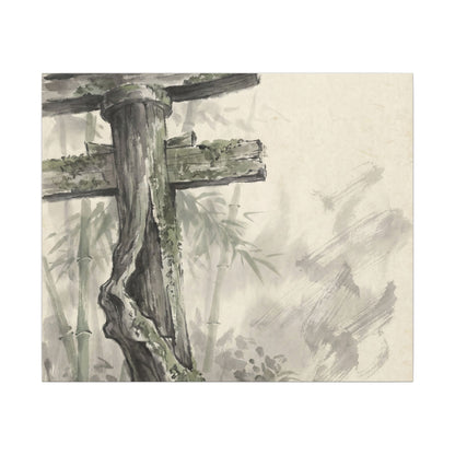 Torii Gate Summer Canvas Art | Zen Tranquil Design