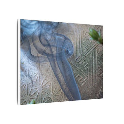 Spring Incense Smoke Japanese Pattern Canvas Art | Neutral Decor