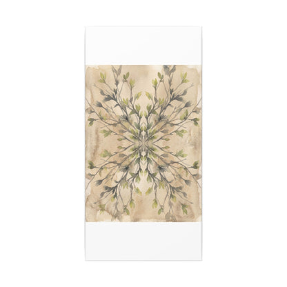 Shibui Shadow Play Canvas Art - Japandi Watercolor