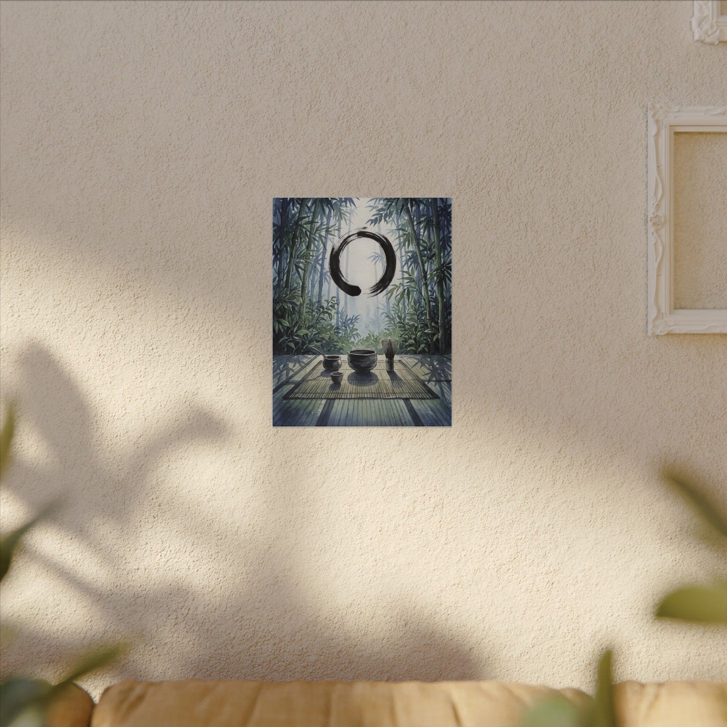 Seijaku Tea Ceremony Canvas Art - Zen Enso