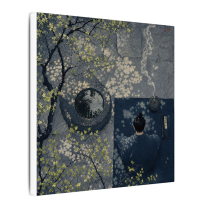 Spring Incense Smoke Ukiyo E Inspired Canvas Art | Tranquil Decor