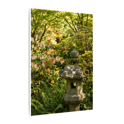 Spring Stone Lantern Gold Repair Canvas Art | Beautiful Decor