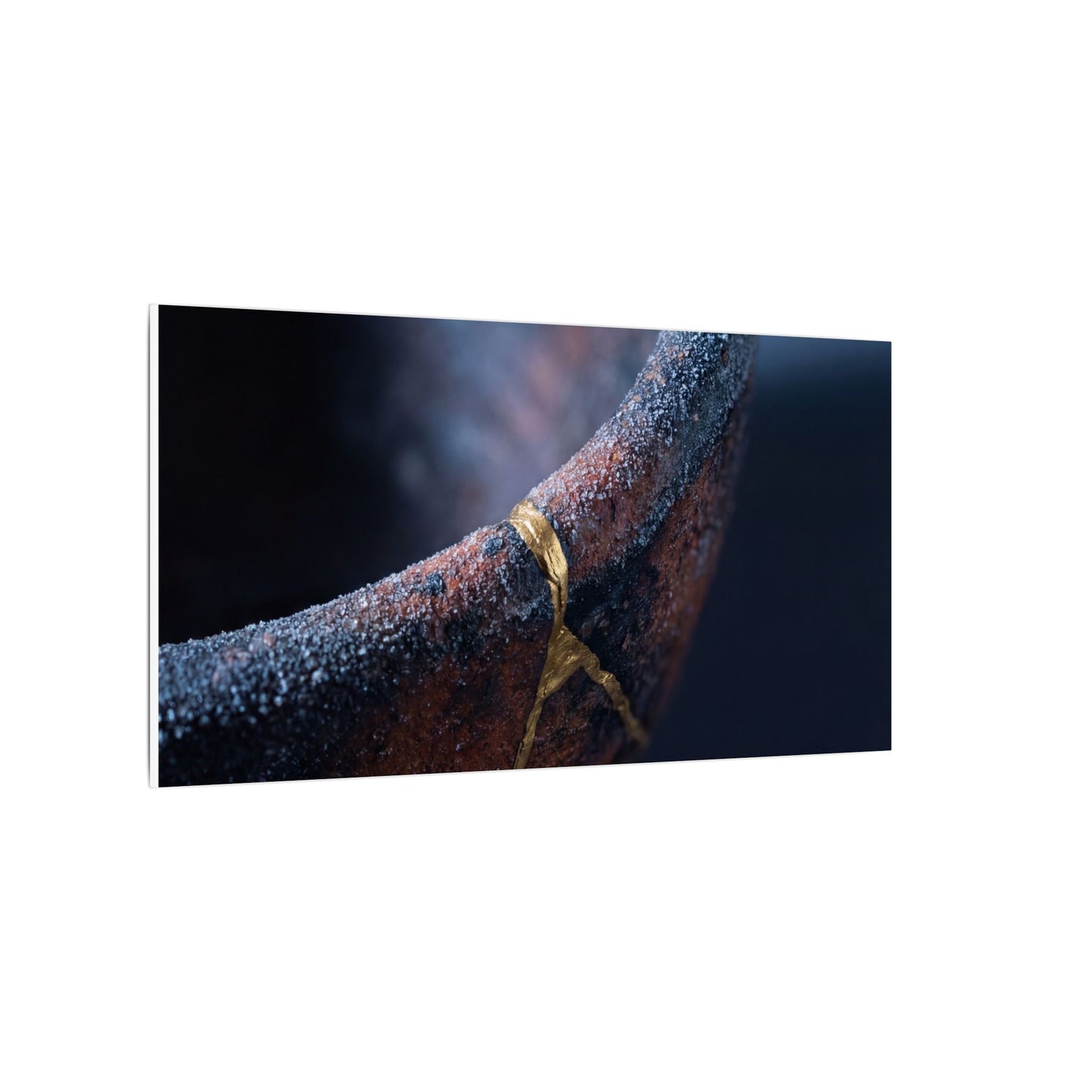 Artful Ceramic Bowl Canvas Art - Broken Beauty Kintsugi