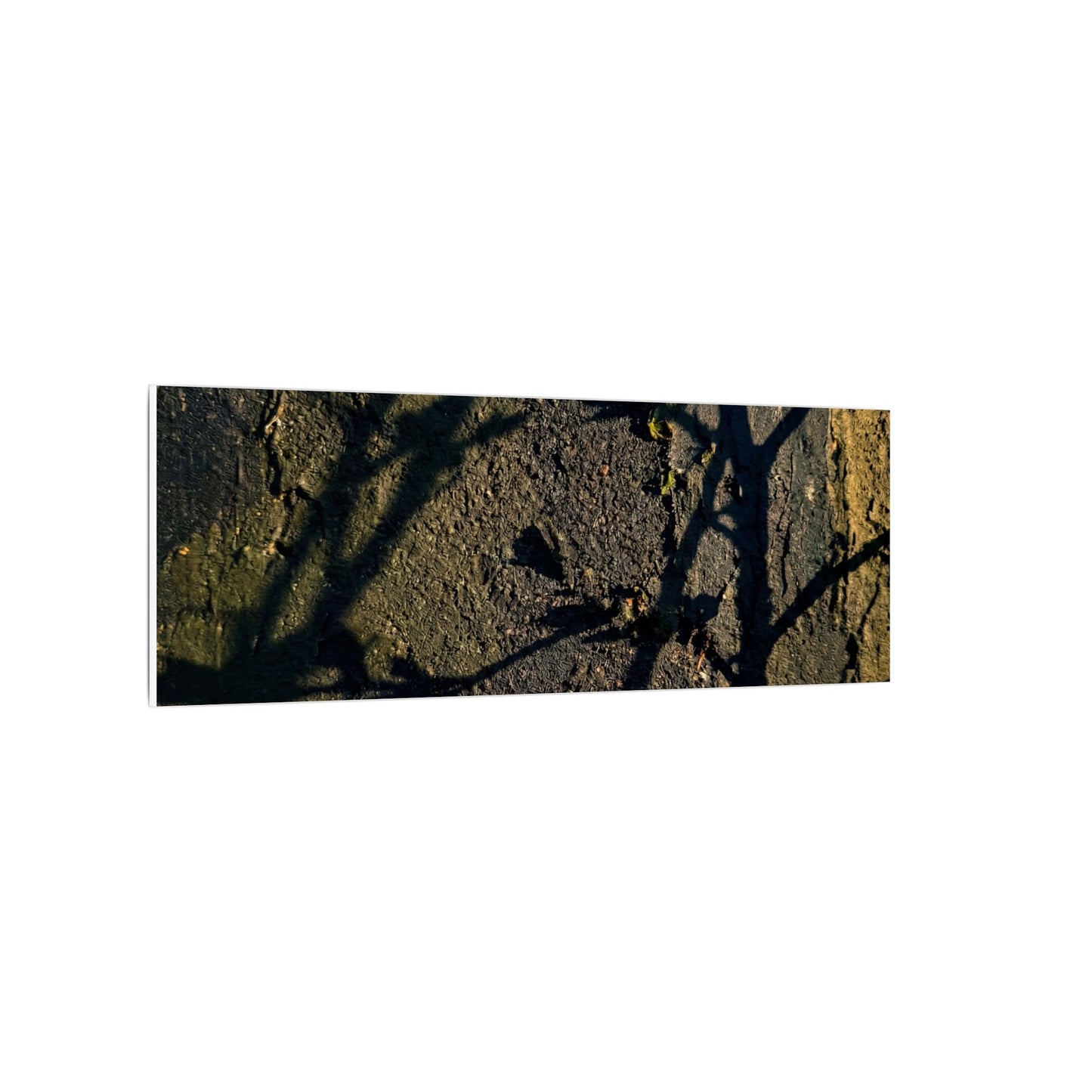 Kanso Shadow Play Canvas Art - Dark Japandi Dark Texture