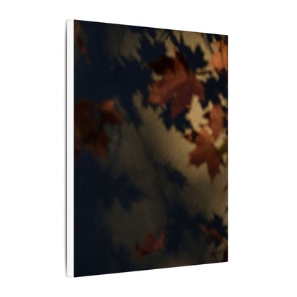 Shadow Play Canvas Art | Autumn Dark Japandi Moody Minimal Art