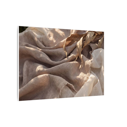 Silk Drape Summer Canvas Art | Japandi Neutral Design