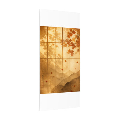 Shoji Screen Texture Canvas Art | Earthy Japandi Art