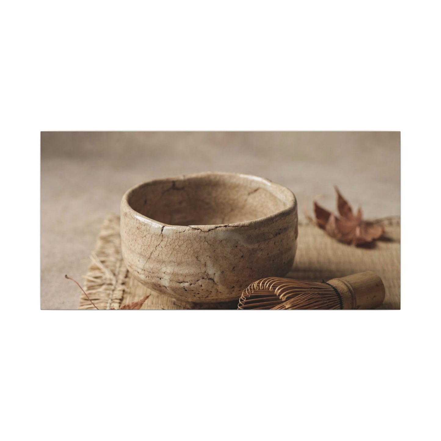 Ma Tea Ceremony Canvas Art - Japandi Texture