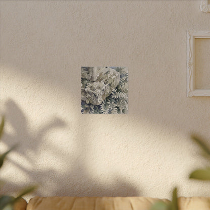 Stone Lantern Watercolor Canvas Art | Elegant Japandi Art