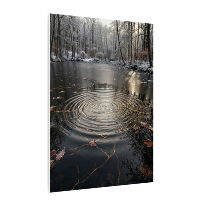 Water Ripple Broken Beauty Canvas Art | Artful Kintsugi Art