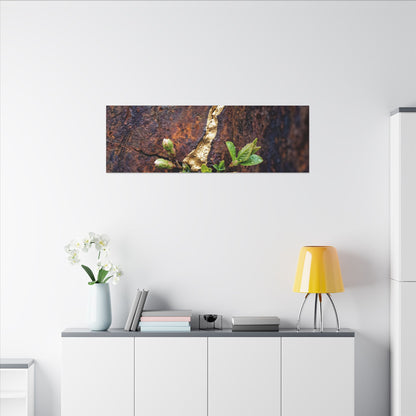 Overcast Rust Patina Canvas Art - Kintsugi Datsuzoku