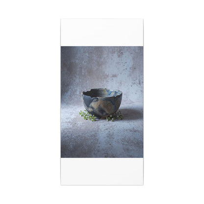 Ceramic Bowl Spring Canvas Art | Japandi Warm Design