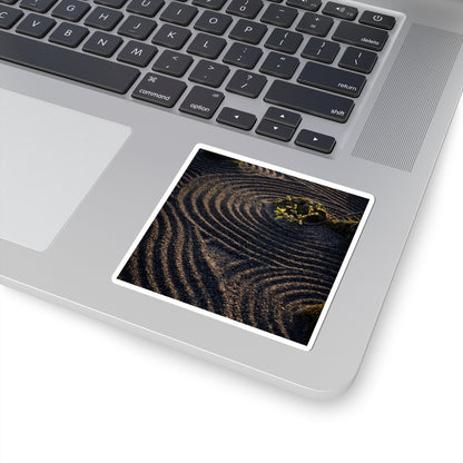 Rock Garden Spring Sticker | Dark Japandi Moody Design