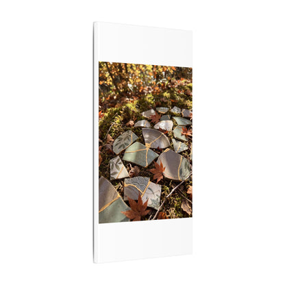 Broken Pottery Japanese Pattern Canvas Art | Elegant Japandi Art