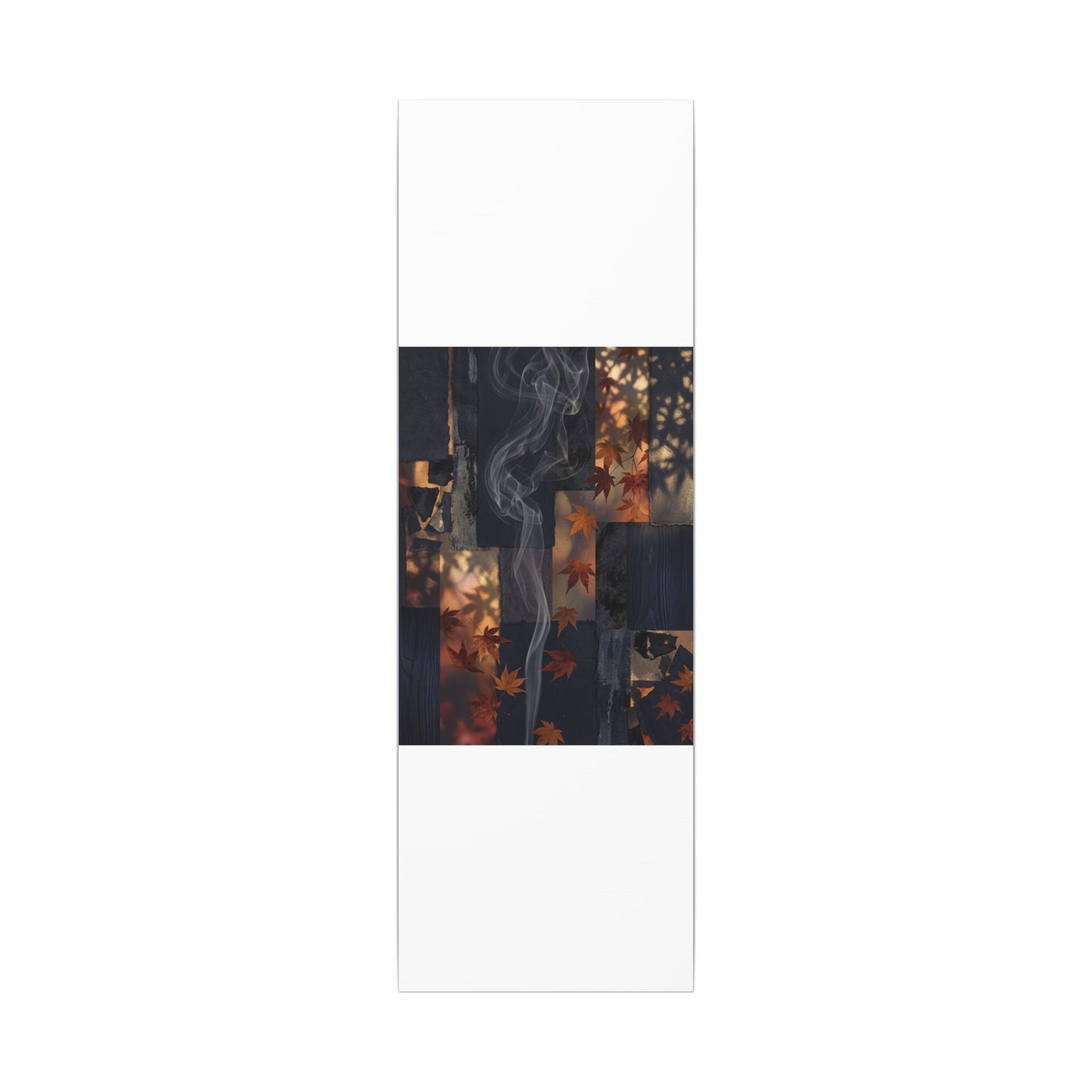 Autumn Incense Smoke Dark Texture Canvas Art | Sophisticated Decor