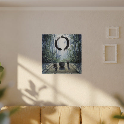 Seijaku Tea Ceremony Canvas Art - Zen Enso