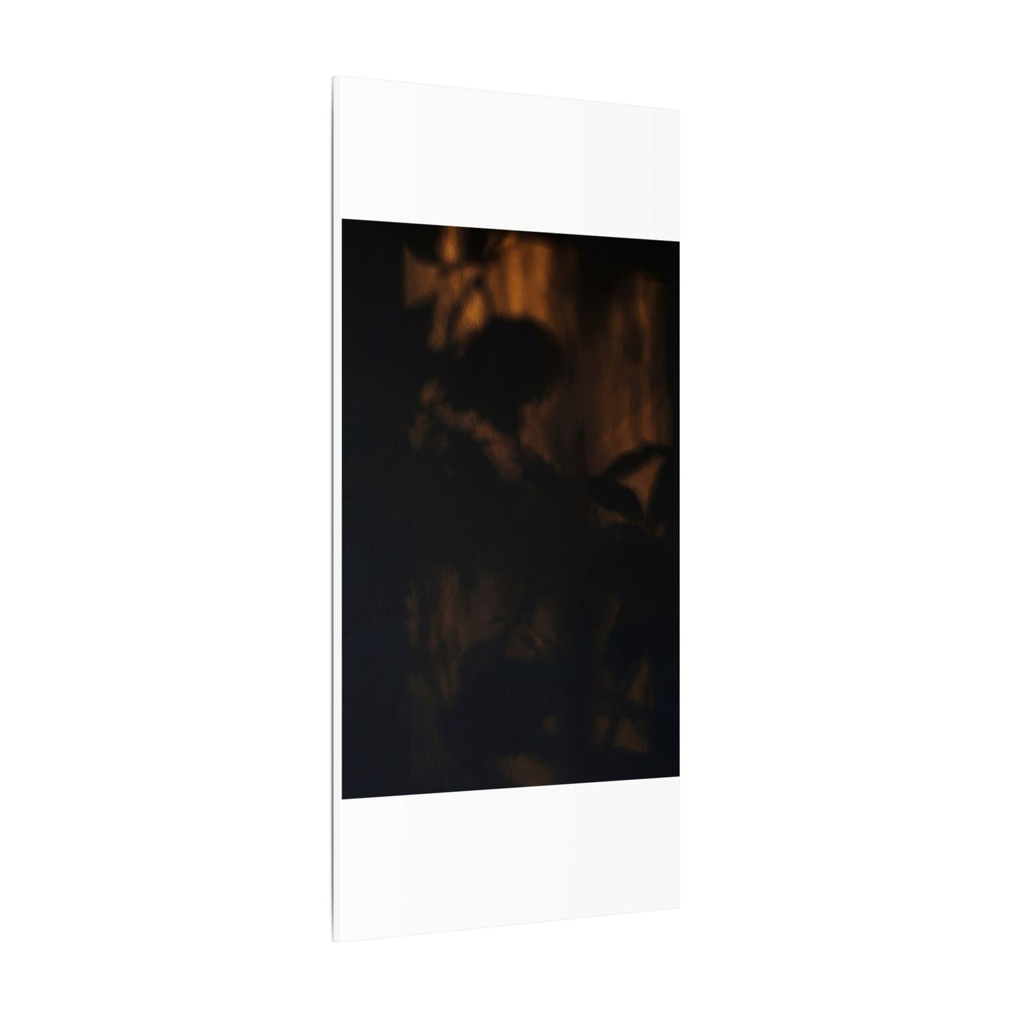Shadow Play Summer Canvas Art | Dark Japandi Sophisticated Design