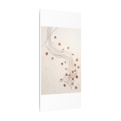 Japandi Silk Drape in Dawn | Minimal Line Canvas Art