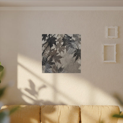 Shadow Play Texture Canvas Art | Cozy Japandi Art