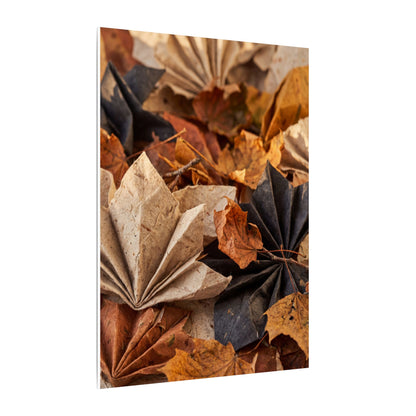 Paper Fold Texture Canvas Art | Elegant Japandi Art