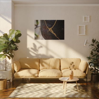 Dawn Tea Ceremony Canvas Art - Kintsugi Mono No Aware