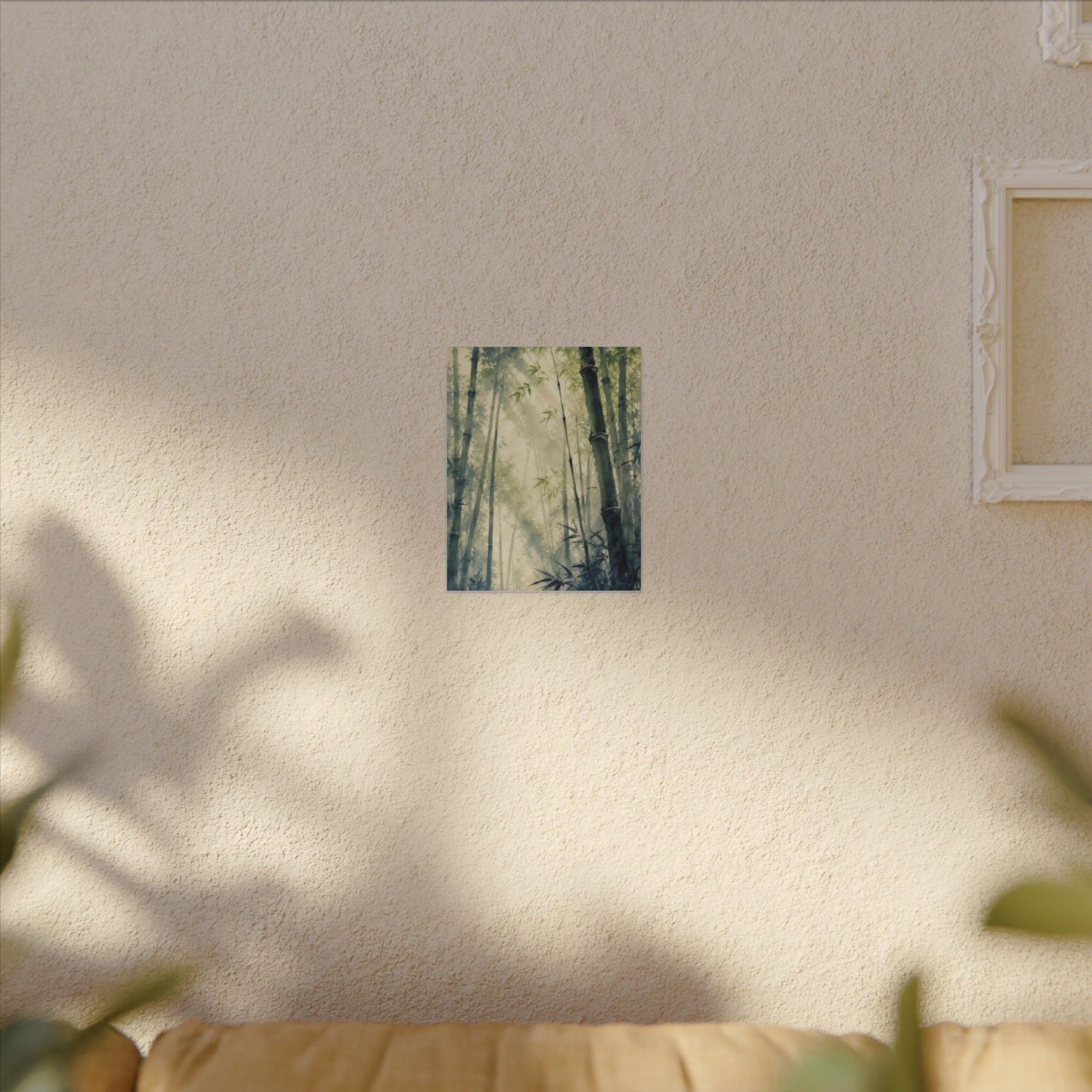 Bamboo Grove Spring Canvas Art | Zen Serene Design