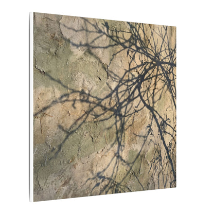 Japandi Shadow Play in Golden Hour | Texture Canvas Art