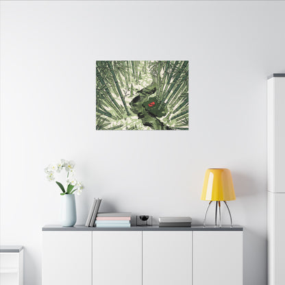 Peaceful Bamboo Grove Canvas Art - Ukiyo E Inspired Zen