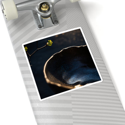 Ma Ceramic Bowl Sticker - Dark Japandi Shadow Zen