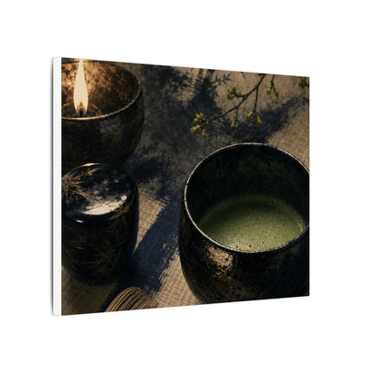 Ma Tea Ceremony Canvas Art - Zen Sumi E