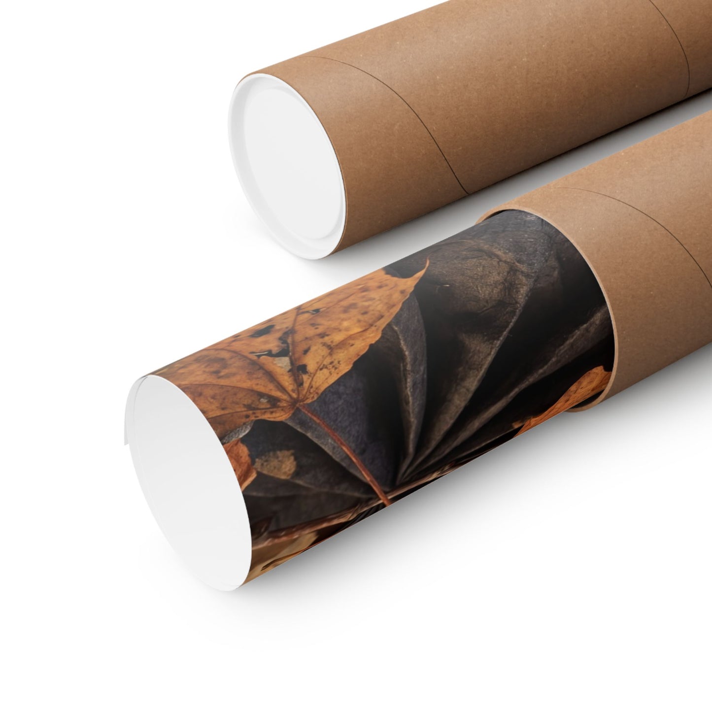 Paper Fold Wall Art Print | Autumn Japandi Texture Art