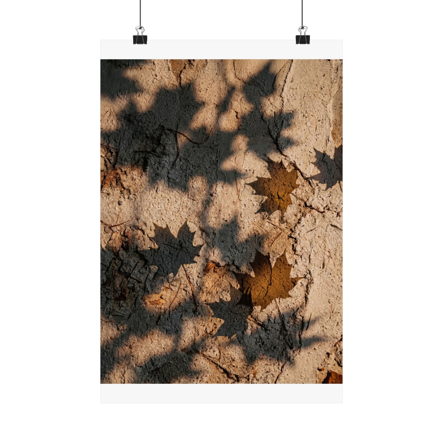 Shadow Play Texture Wall Art Print | Cozy Japandi Art Art Print