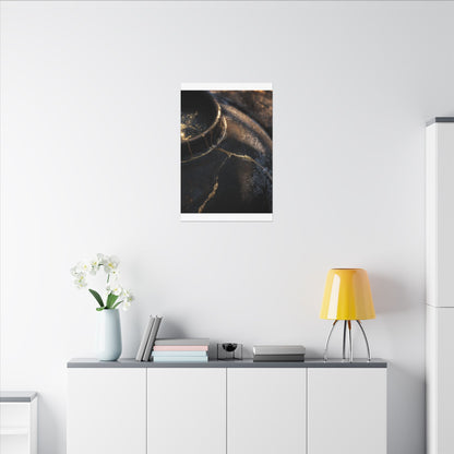 Kintsugi Rust Patina in Golden Hour | Broken Beauty Canvas Art
