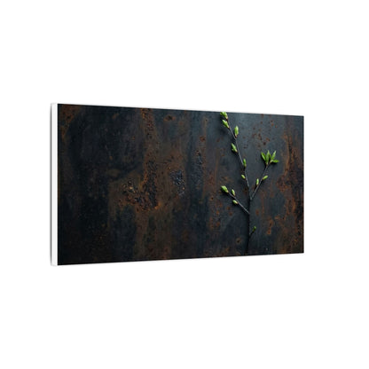 Rust Patina Moody Minimal Canvas Art | Moody Dark Japandi Art