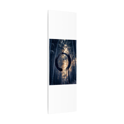 Bamboo Grove Canvas Art | Winter Zen Enso Art