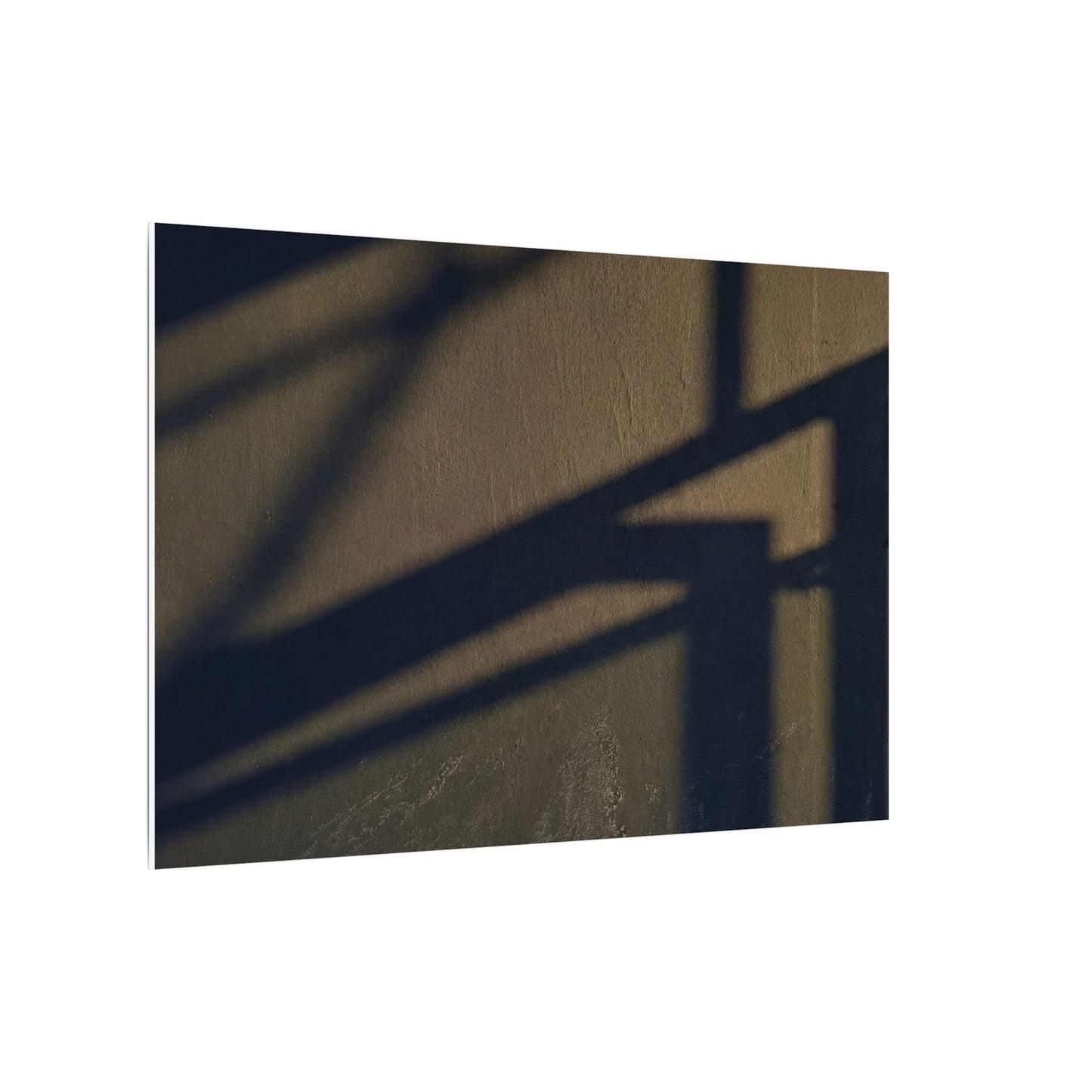 Sophisticated Shadow Play Canvas Art - Moody Minimal Dark Japandi