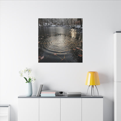 Water Ripple Broken Beauty Canvas Art | Artful Kintsugi Art