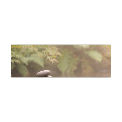 Cozy River Stones Canvas Art - Japanese Pattern Japandi