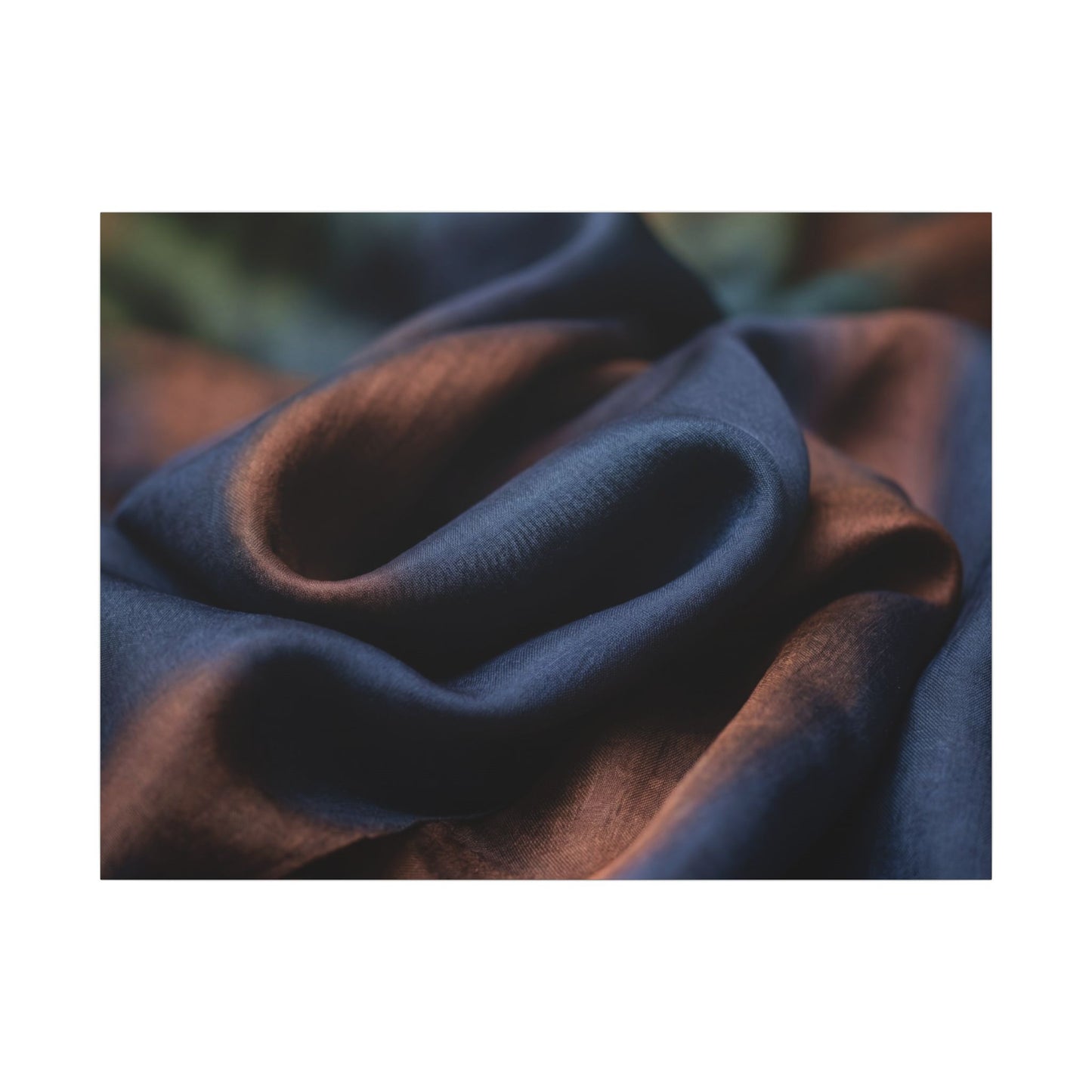 Summer Silk Drape Shadow Zen Canvas Art | Sophisticated Decor