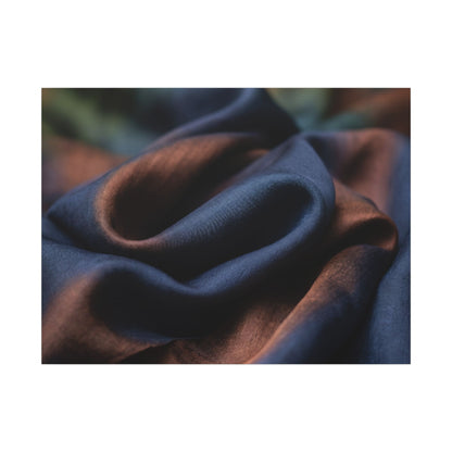 Summer Silk Drape Shadow Zen Canvas Art | Sophisticated Decor