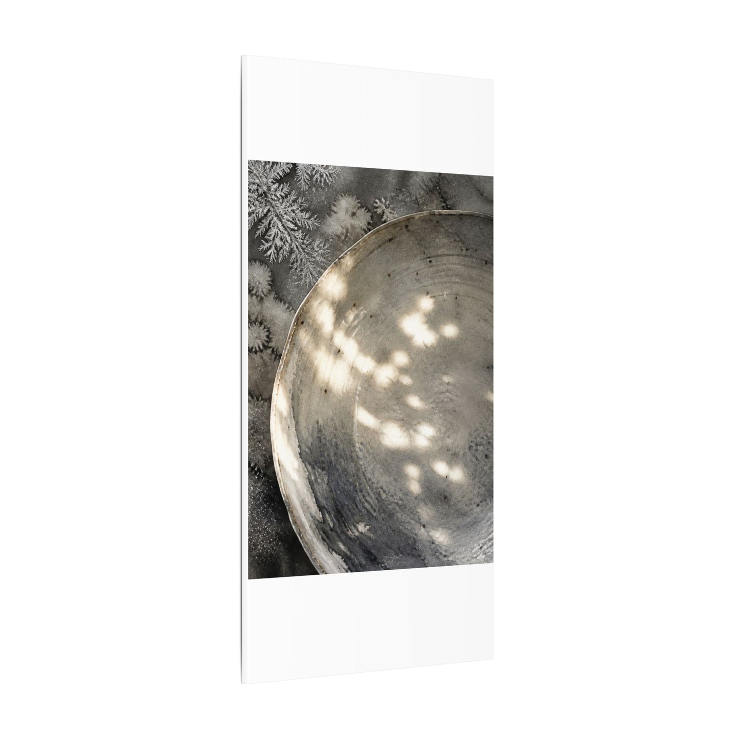 Ceramic Bowl Watercolor Canvas Art | Warm Japandi Art